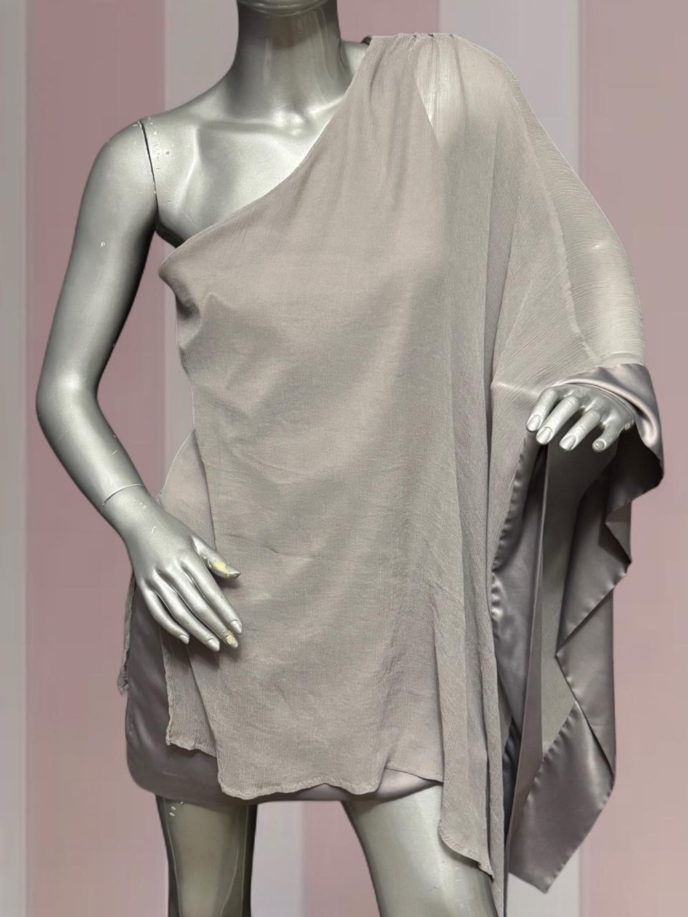 Guess Marciano Y2K Grey Poncho Blouse
